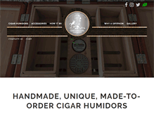 Tablet Screenshot of gryphonhumidors.com